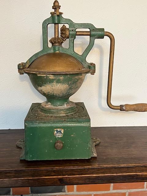 Antieke zware Franse koffiemolen Peugeot, Antiek en Kunst, Ophalen