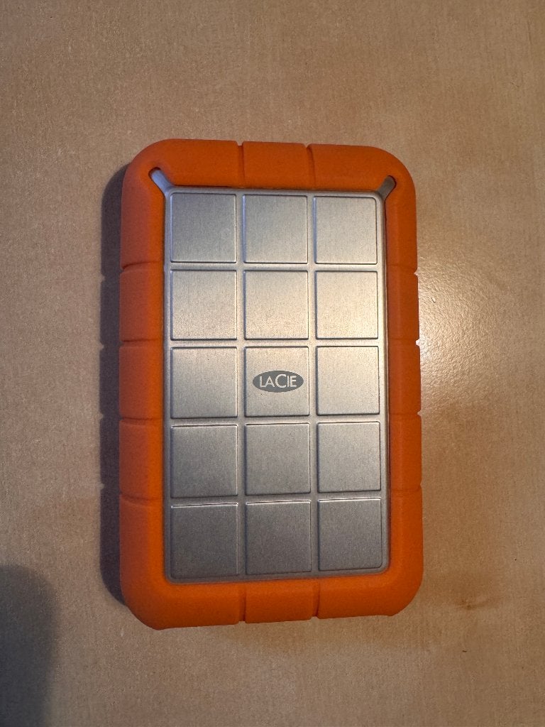 LaCie Rugged 500GB FireWire USB schokbestendige extern harde, Gebruikt, 500 Go, HDD, Ophalen of Verzenden