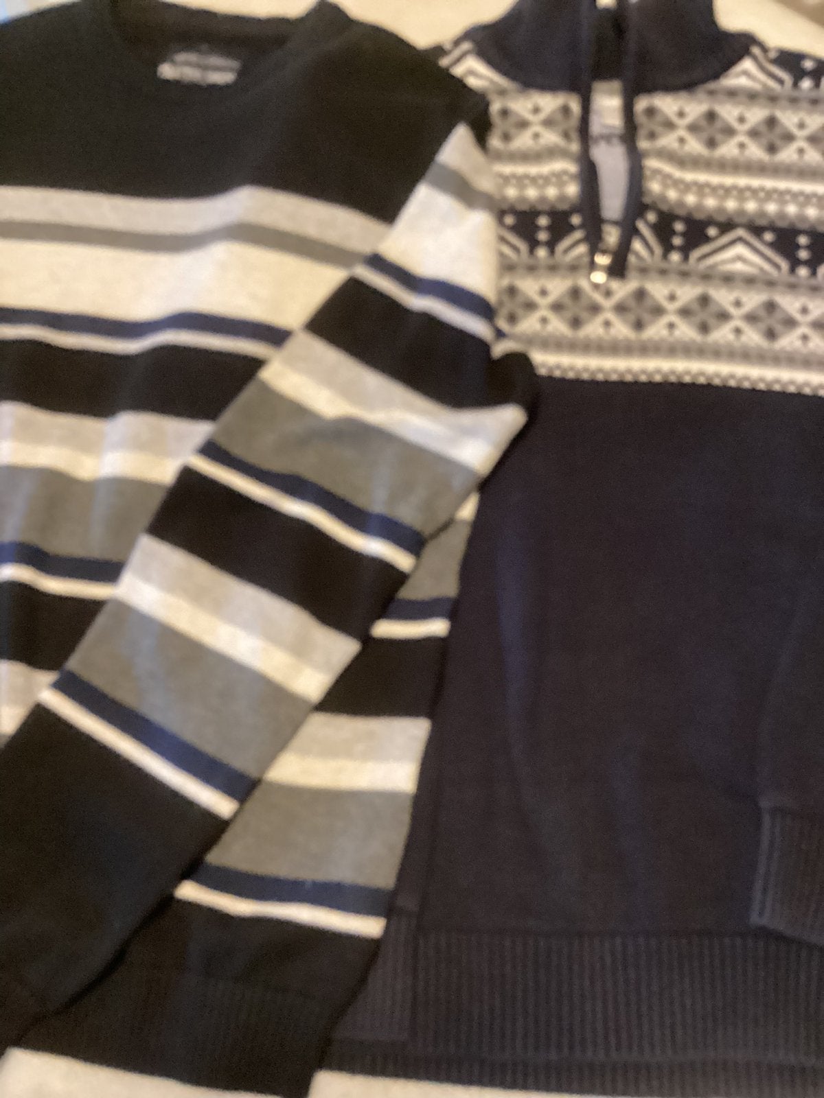 2 pulls pour hommes taille 48, Enlèvement, Taille 48/50 (M)