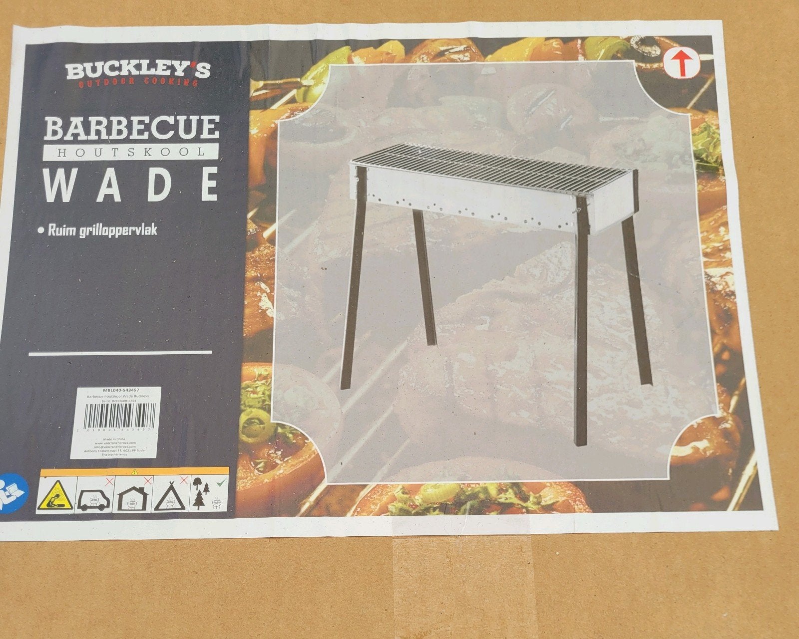 Barbeque nieuw in doos, Tuin en Terras, Houtskoolbarbecues, Ophalen of Verzenden