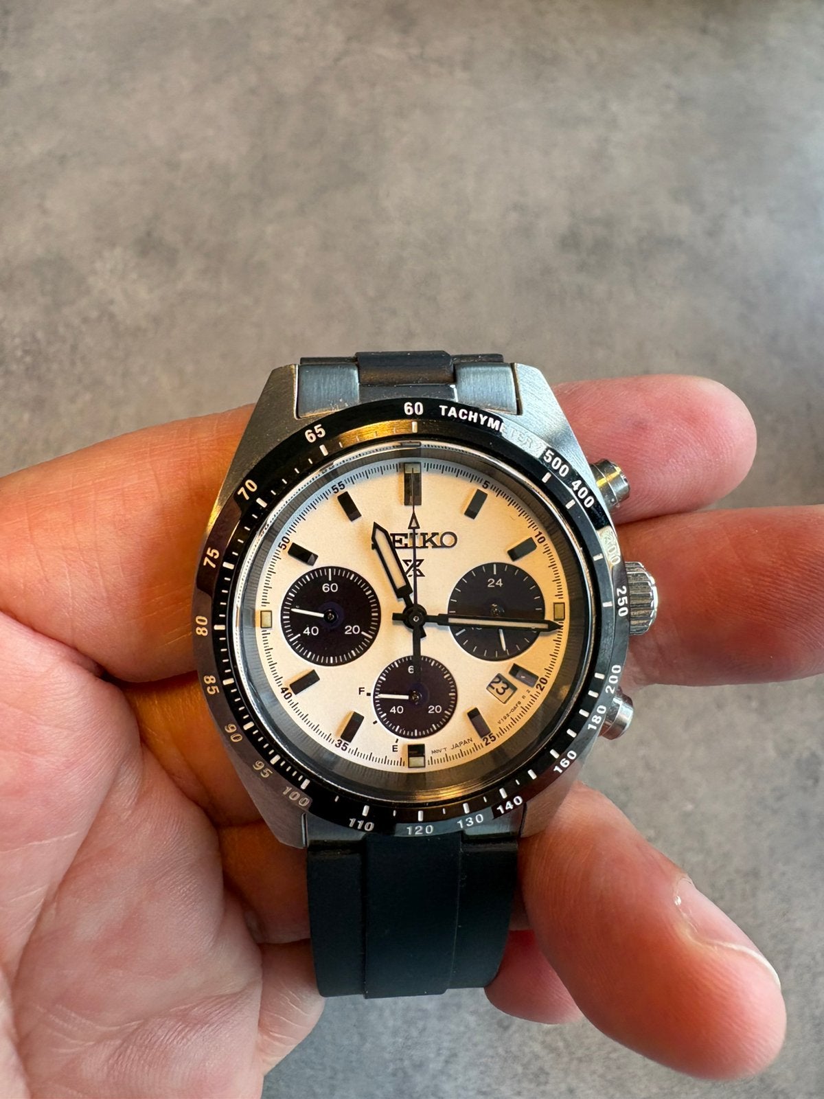 Seiko Prospex ssc813p1, Ophalen of Verzenden, Zo goed als nieuw, Kunststof, Seiko