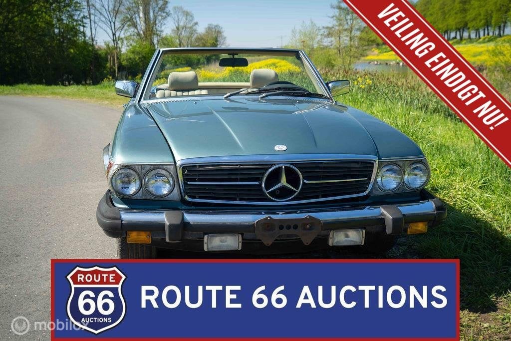 Mercedes-Benz 380 SL | 1983 | Route 66 Auctions, Autos, Achat, Entreprise, Boîte manuelle, Autre carrosserie