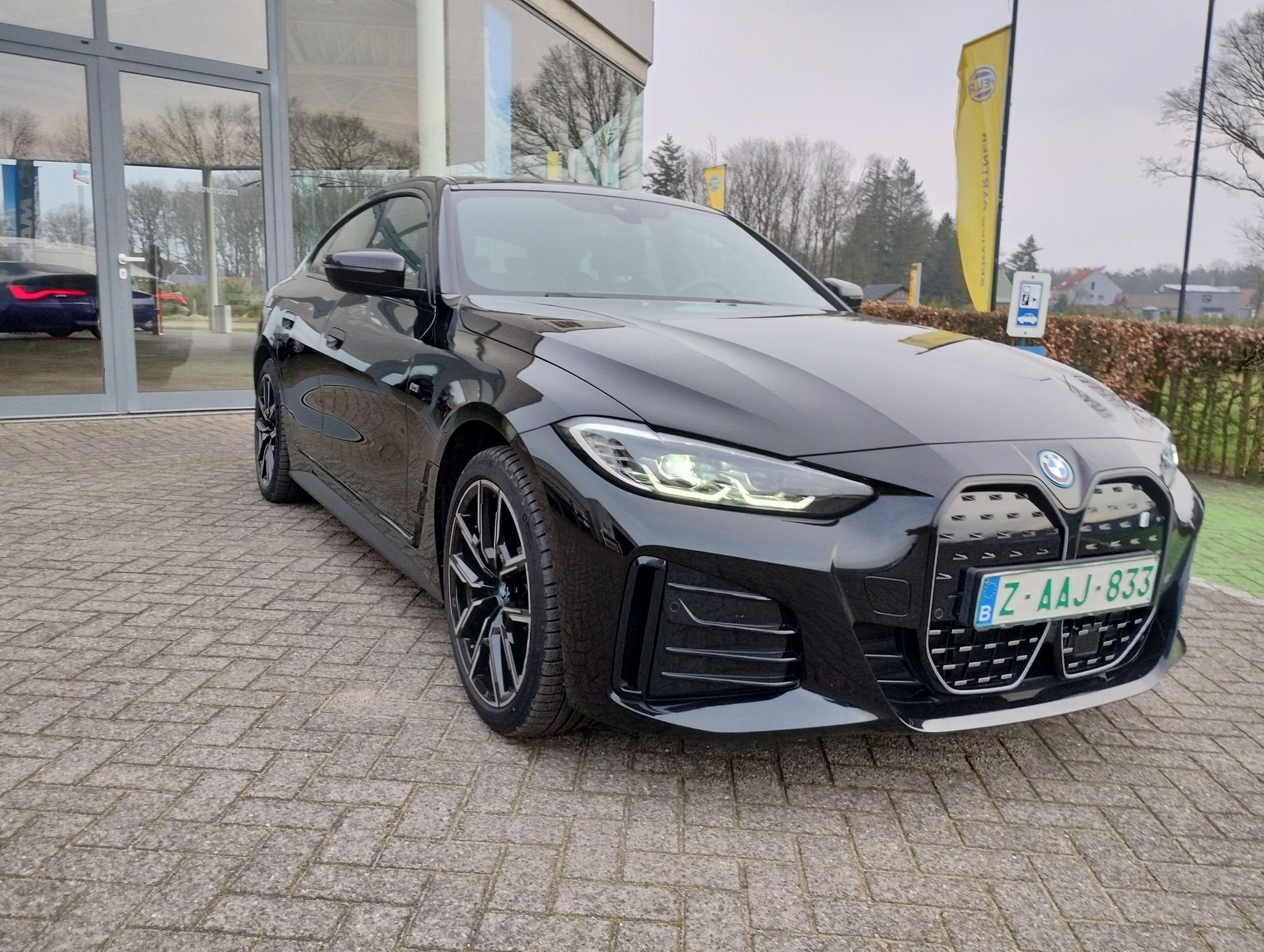 Bmw I4 Edrive 40, Achterwielaandrijving, Gebruikt, Euro 6, Zwart
