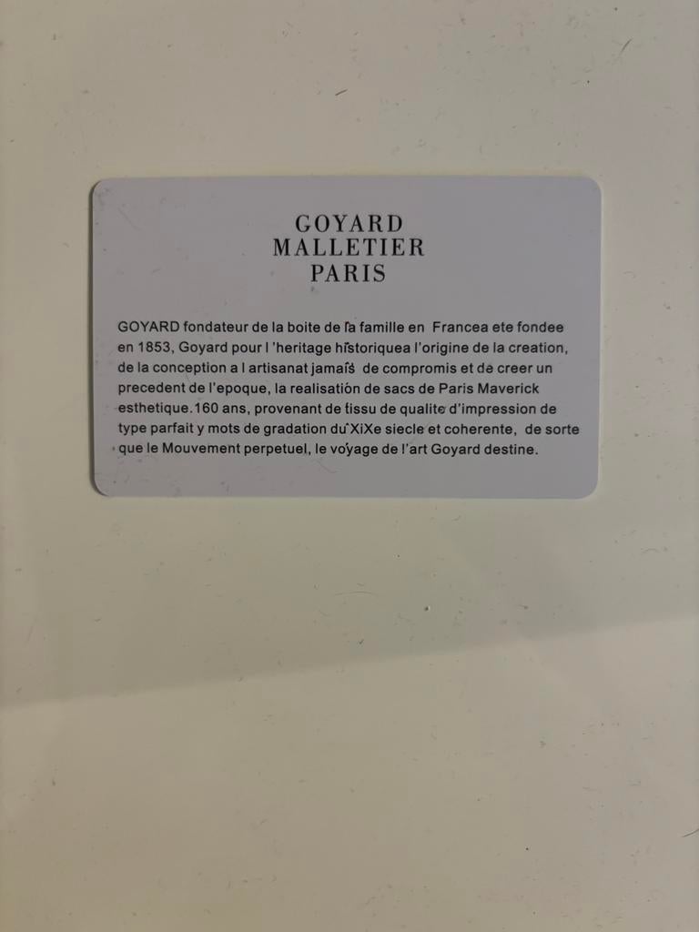 Goyard kaartenhouder blauw, Enlèvement, Comme neuf, Bleu, Autres marques