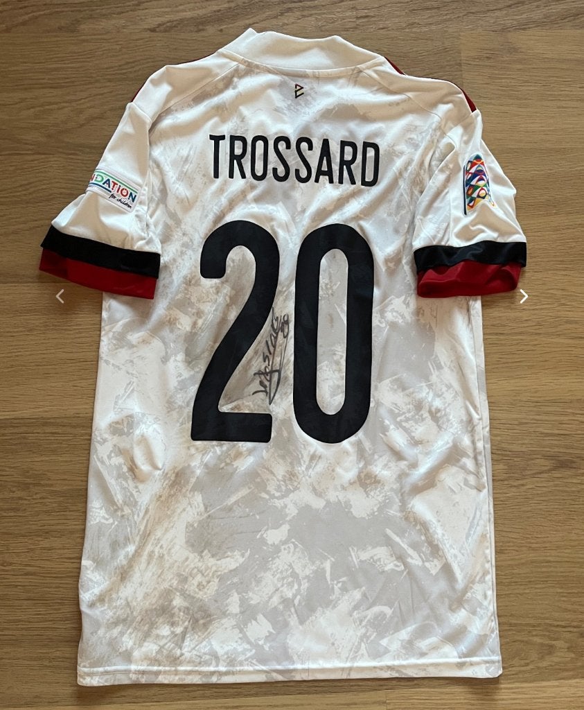 Match worn shirt Trossard Rode Duivels, Ophalen of Verzenden, Gebruikt, Shirt