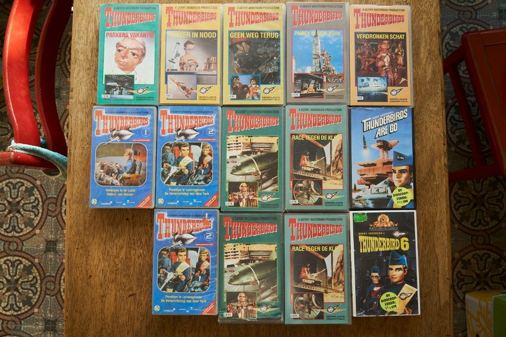 VHS-cassettes Thunderbirds, Ophalen, Gebruikt, Animatie, VHS