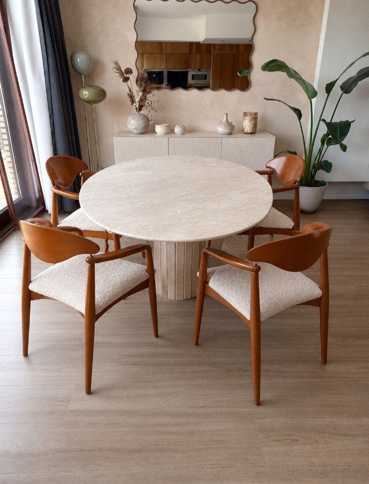 Superbes chaises Paco Capdell, 6 rembourrées., Enlèvement, Comme neuf, Vintage, Cinq, Six Chaises ou plus