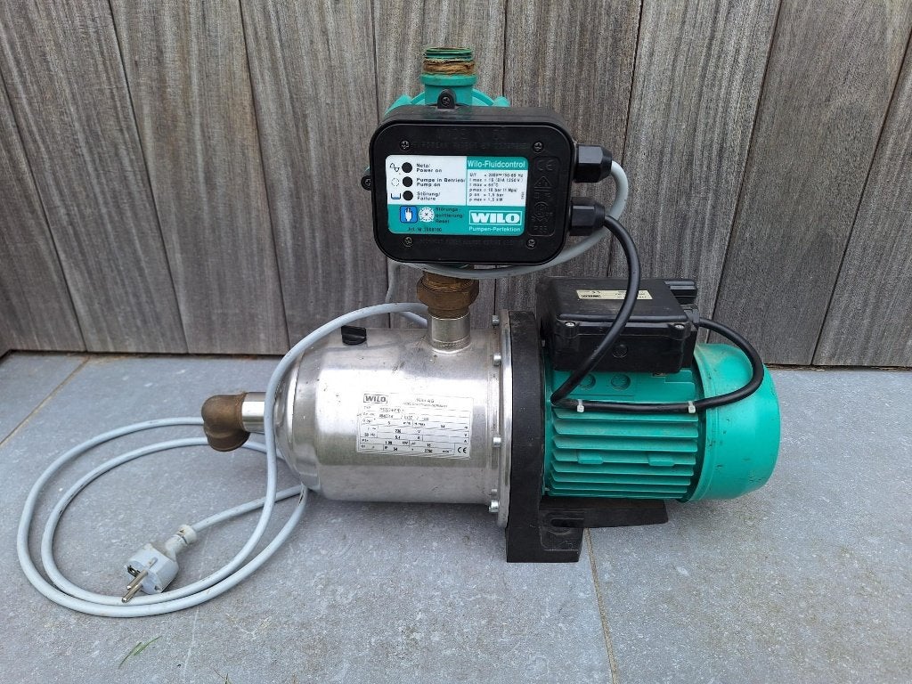 regenwaterpomp Wilo (verminderd debiet), Tuin en Terras, Waterpompen, Ophalen, Gebruikt, Elektrisch