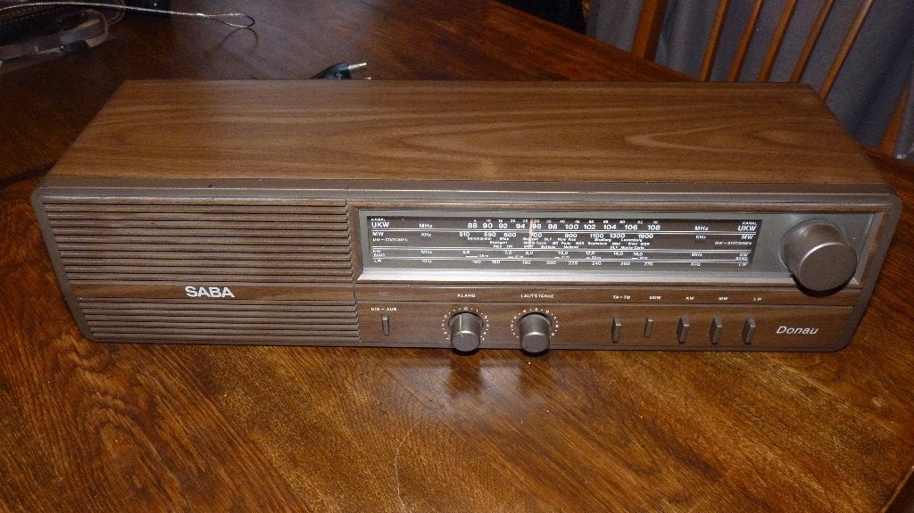 vintage tsf radio SABA DONAU, Enlèvement, Radio