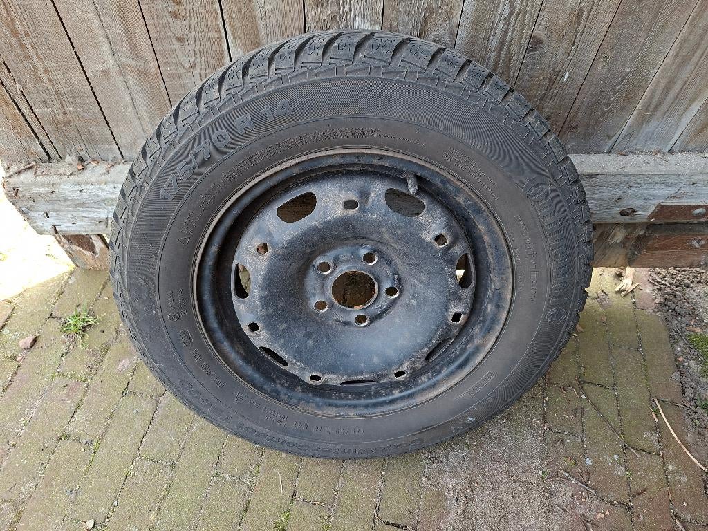 Reserveband vw Polo of andere modellen 5x100, Ophalen, 14 inch, Gebruikt, Band(en)
