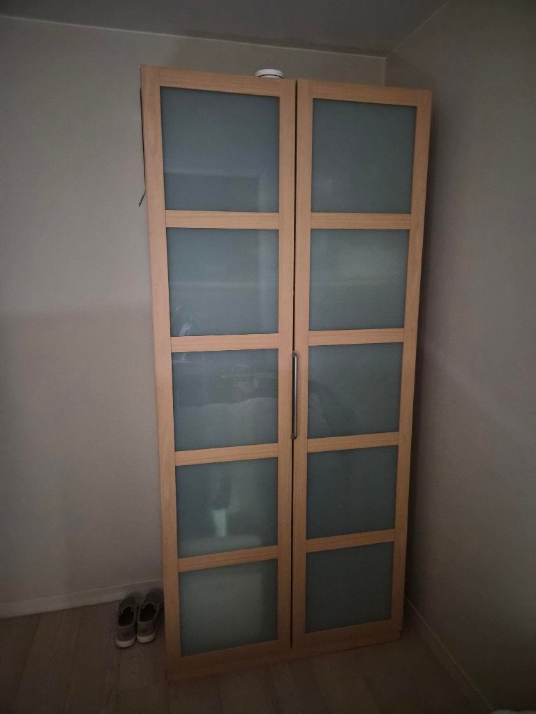Kledingkast 100cm breed, Ophalen, Met deur(en), 200 cm of meer, 50 tot 100 cm