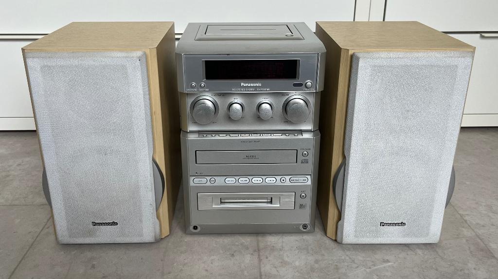 Panasonic MiniDisc / CD / Tape / Radio SA-PM30MD, Autres marques, Haut-parleurs, Micro chaîne, Enlèvement