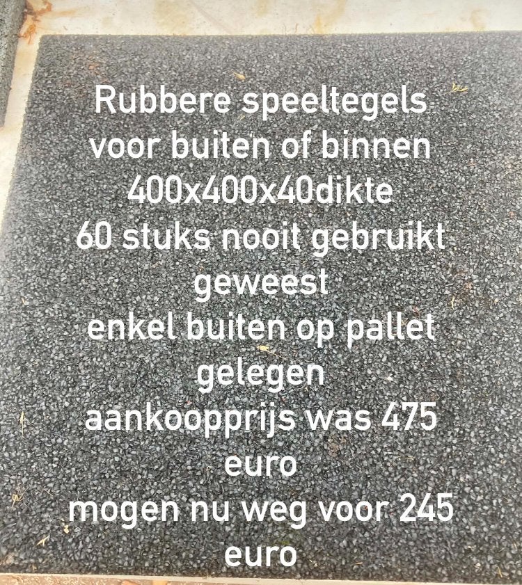 nouveaux carreaux en caoutchouc, Enlèvement ou Envoi, Comme neuf