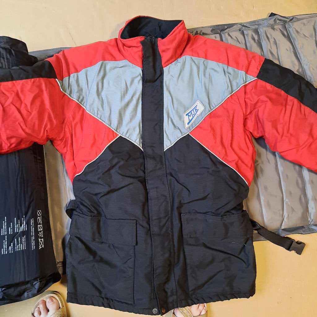 Dubbele motorjas, Ophalen, Tweedehands, Heren, Jas | textiel
