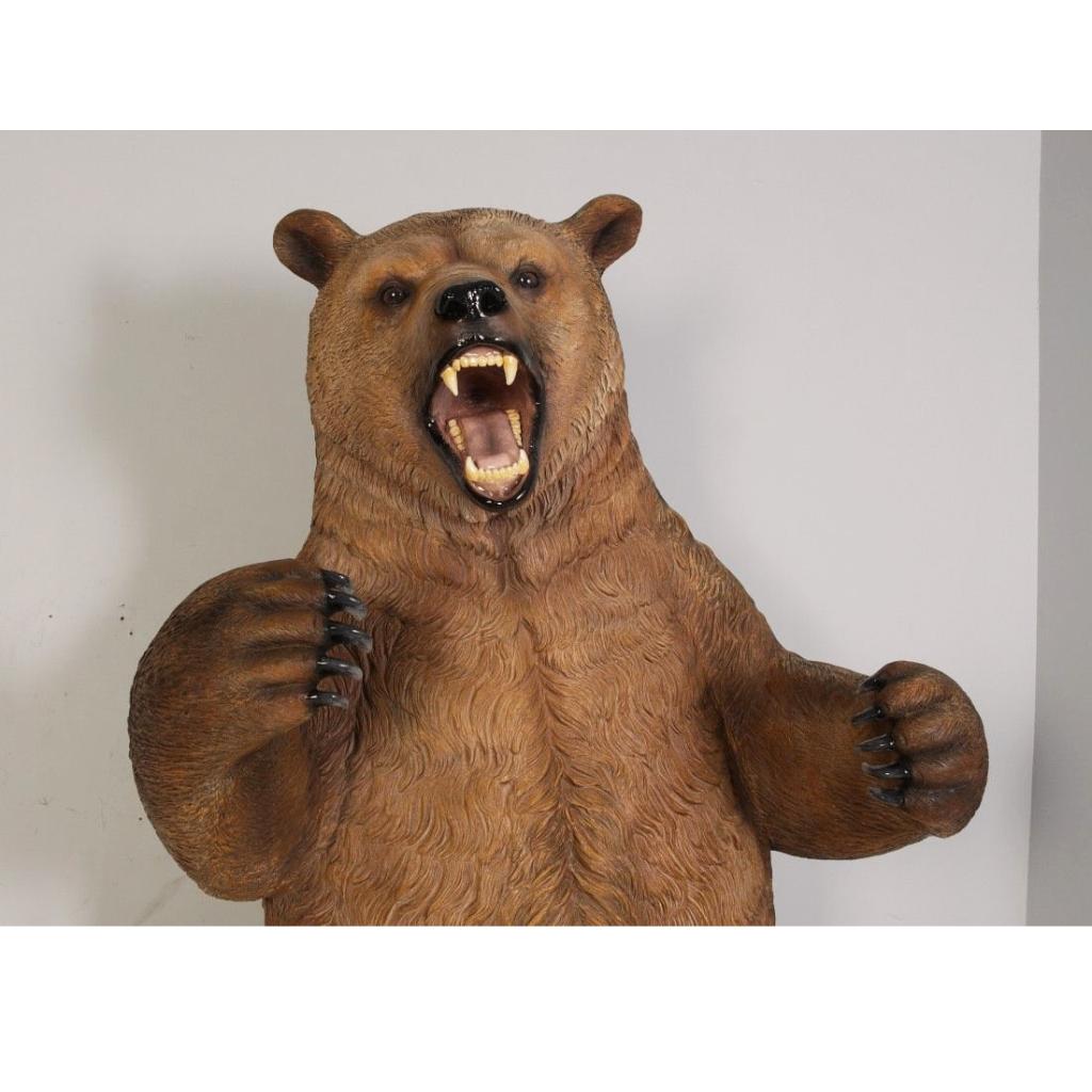 Bear Grizzly Growling – Beer beeld Hoogte 209 cm, Verzamelen, Dierenverzamelingen, Ophalen, Nieuw
