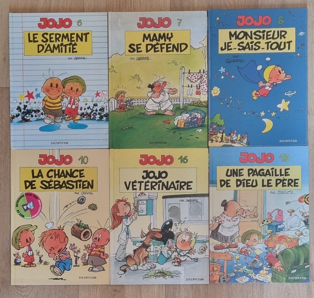 Jojo - 6 album bon etat, Livres, Plusieurs BD, Enlèvement ou Envoi, Comme neuf