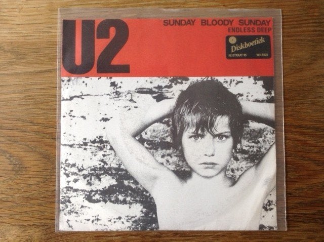 single u2, 7 inch, Ophalen of Verzenden, Beschermende buitenhoes, Rock en Metal