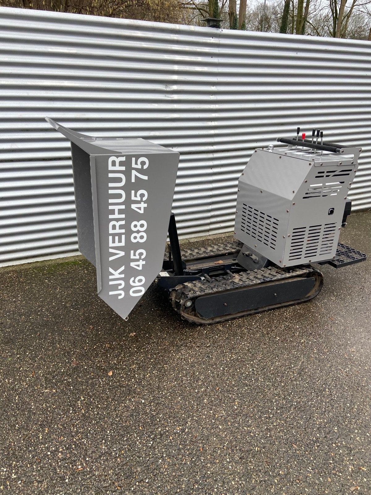 Te huur rupsdumper 500 kg, Ophalen of Verzenden, Zo goed als nieuw