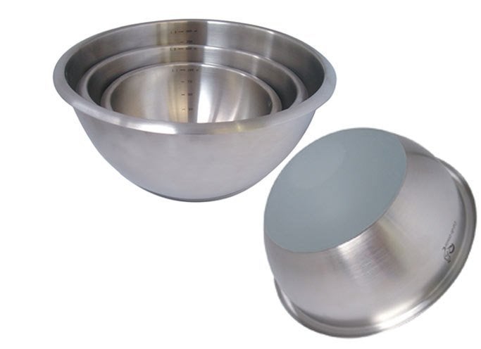 Bolle Mengkom in Inox met antislip bodem 7L - 30cm  De Buyer, Huis en Inrichting, Inox, De Buyer, Pot, Bus of Blik, Nieuw