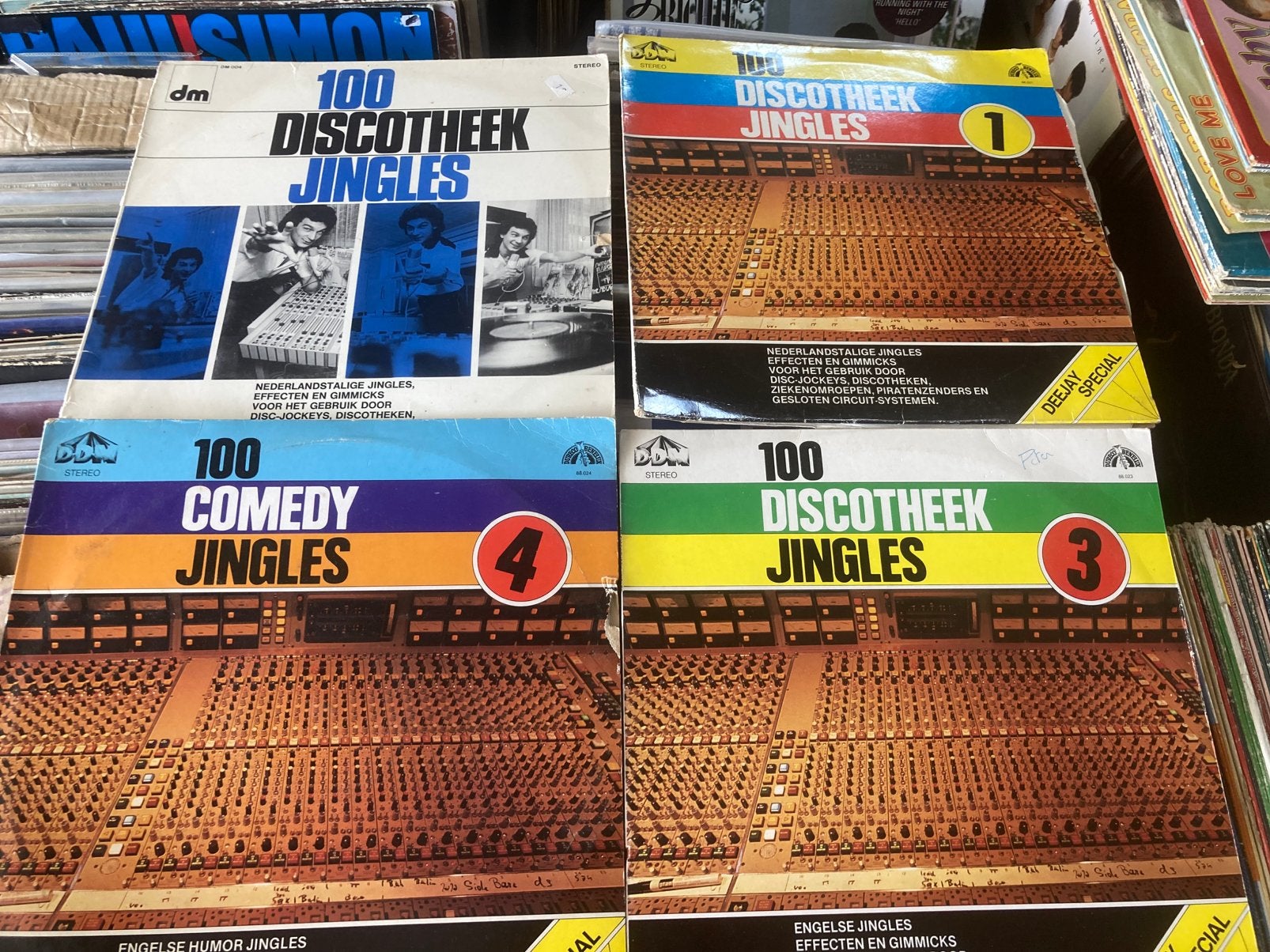 JINGLES 4 lp’s samen €25, Enlèvement ou Envoi, Comme neuf