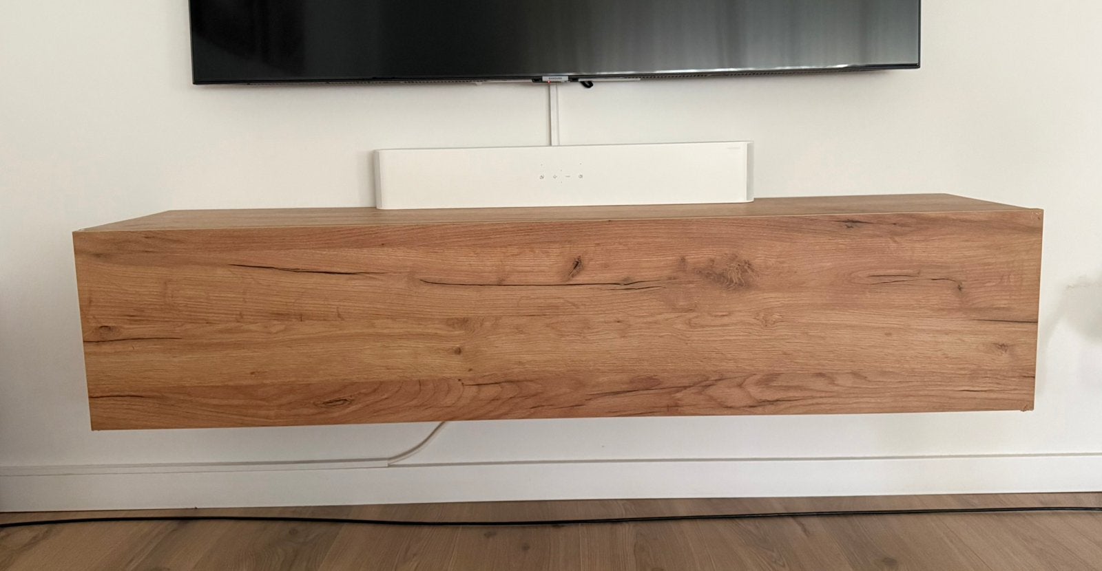 Zwevend tv meubel, Enlèvement, Comme neuf