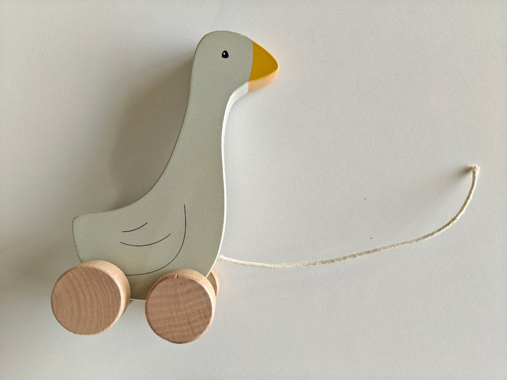 Houten trekspeelgoed - Litle dutch eend, Enlèvement, Comme neuf, Jouet à Pousser ou Tirer