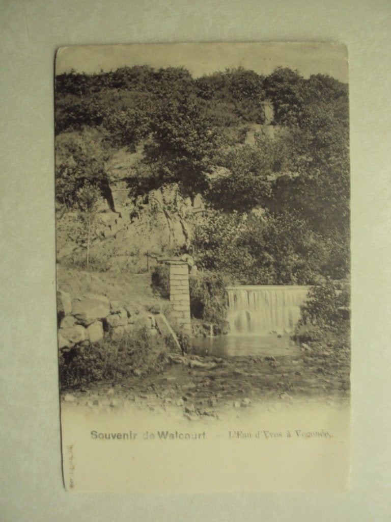 55661 - SOUVENIR DE WALCOURT - L'EAU D'YVES A VOGENEE, Collections, Cartes postales | Belgique, Envoi