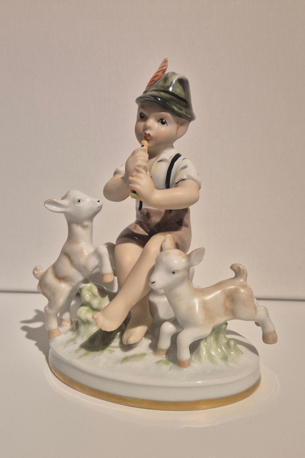 Gerold Porzellan Beeldje #5248 Kindergarten West-Germany, Antiek en Kunst, Antiek | Porselein, Ophalen of Verzenden