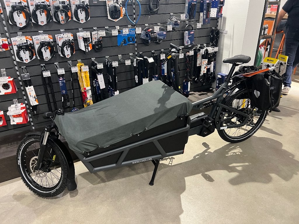 Riese & Müller Load 75 Vario - 1000 Wh – 2.550 km – Topstaat, Fietsen en Brommers, 3 kinderen, Elektrisch, Zo goed als nieuw, Schijfrem