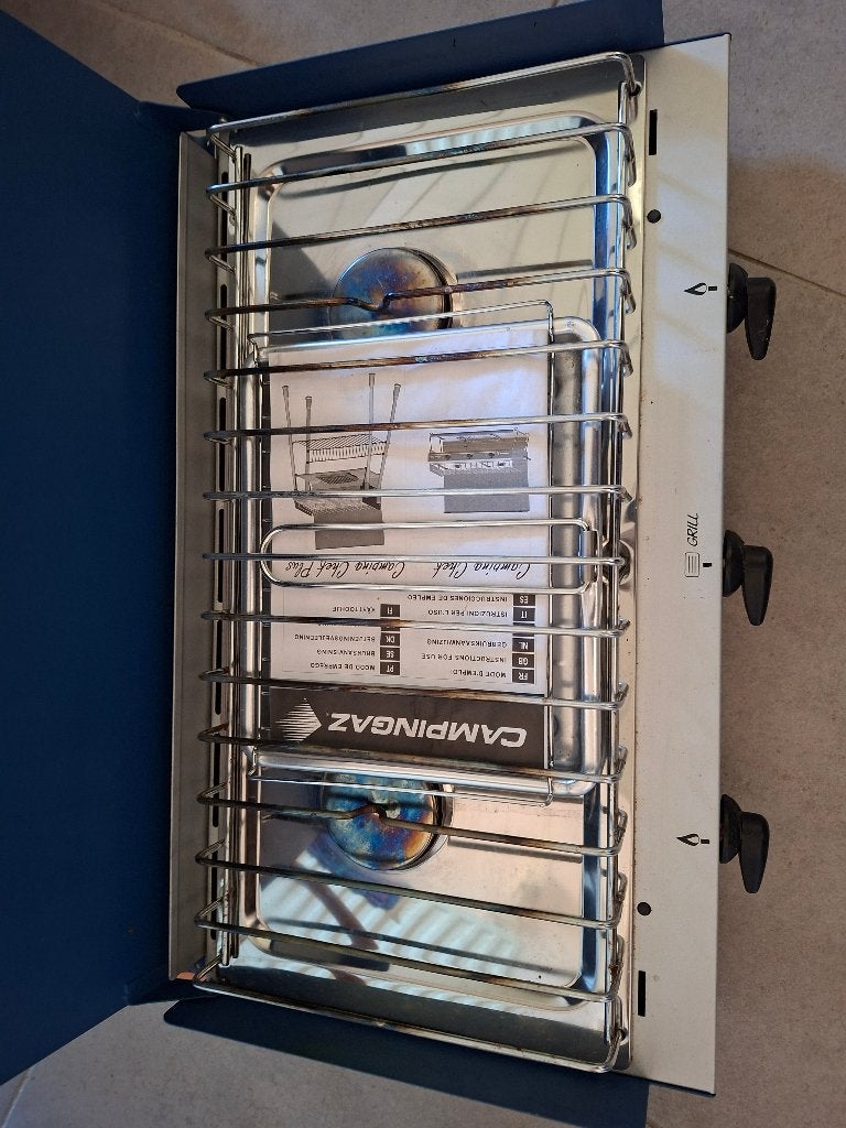 Campingaz Camping Chef 5800W Gasfornuis met Grill, Ophalen, Gebruikt