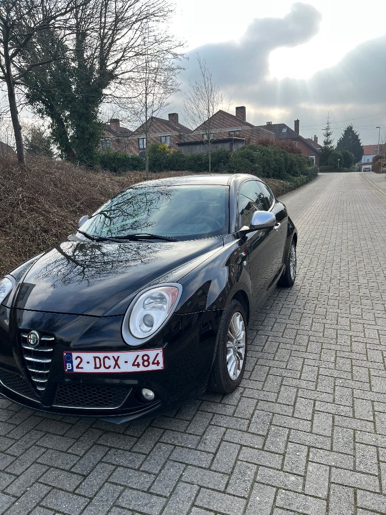 Alfa Romeo Mito, Euro 5, Stof, Zwart, Zwart