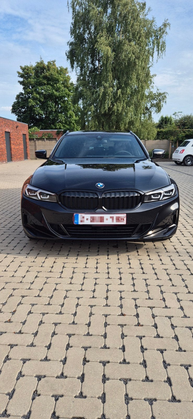 Bmw 318i, Auto's, BMW, Automaat, Achterwielaandrijving, Leder en Stof, Zwart