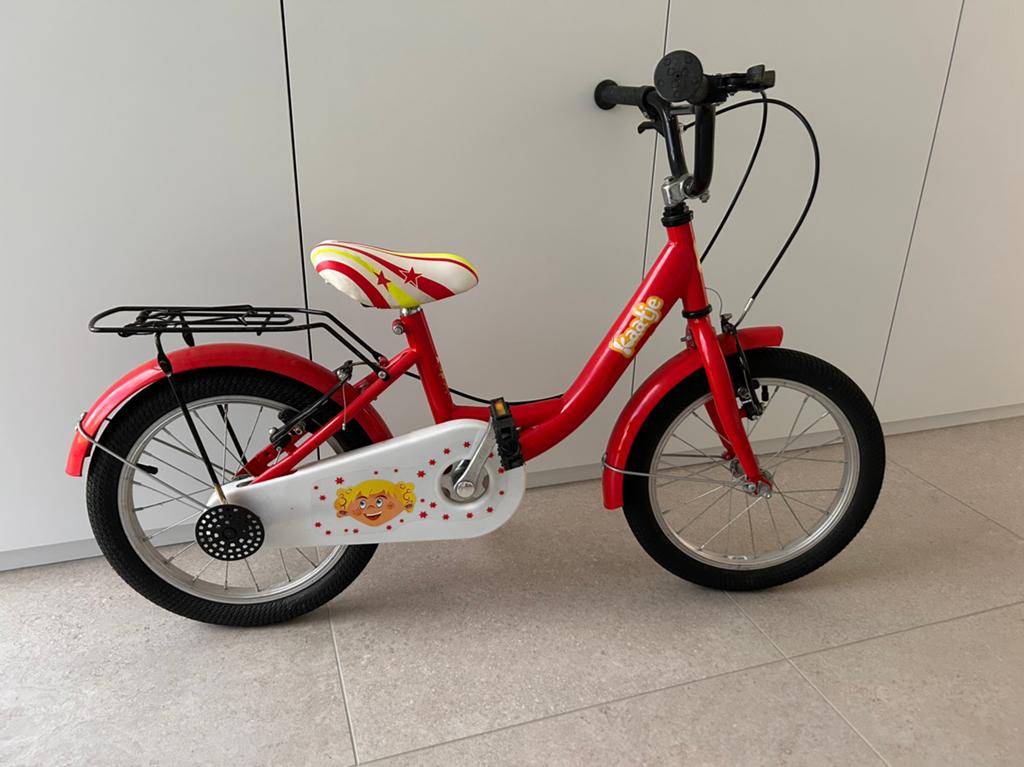 Kinderfiets Kaatje (16 Inch) - zo goed als nieuw, Fietsen en Brommers, Fietsen | Kinderfietsjes, Ophalen, Zo goed als nieuw