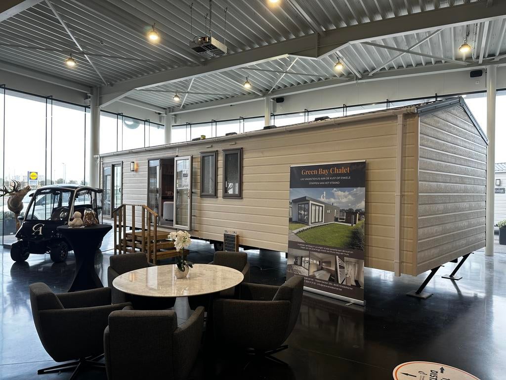 STOCK !!! MODERNE POPULAIRE SCALA 1100x400/2, Caravans en Kamperen, Stacaravans, Tot en met 6
