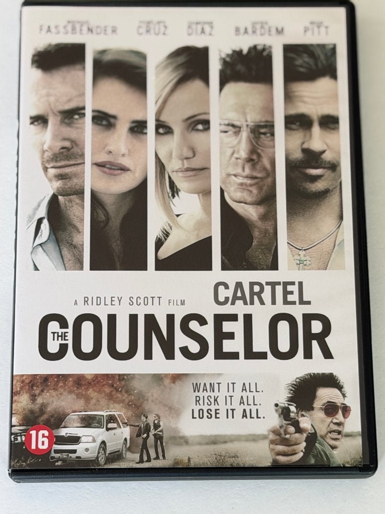 The Counselor (Ridley Scott) DVD, Vanaf 16 jaar, Ophalen of Verzenden, Gebruikt, Actiethriller