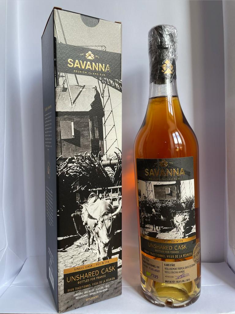 Rhum Rum Savanna Unshared Cask for France brut de fût, Enlèvement ou Envoi, Comme neuf, France