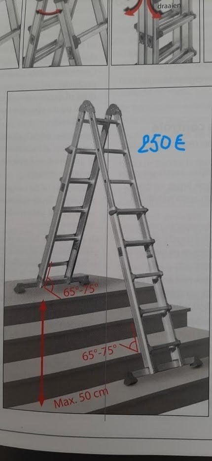trapladders SOLIDE, Ophalen, Zo goed als nieuw