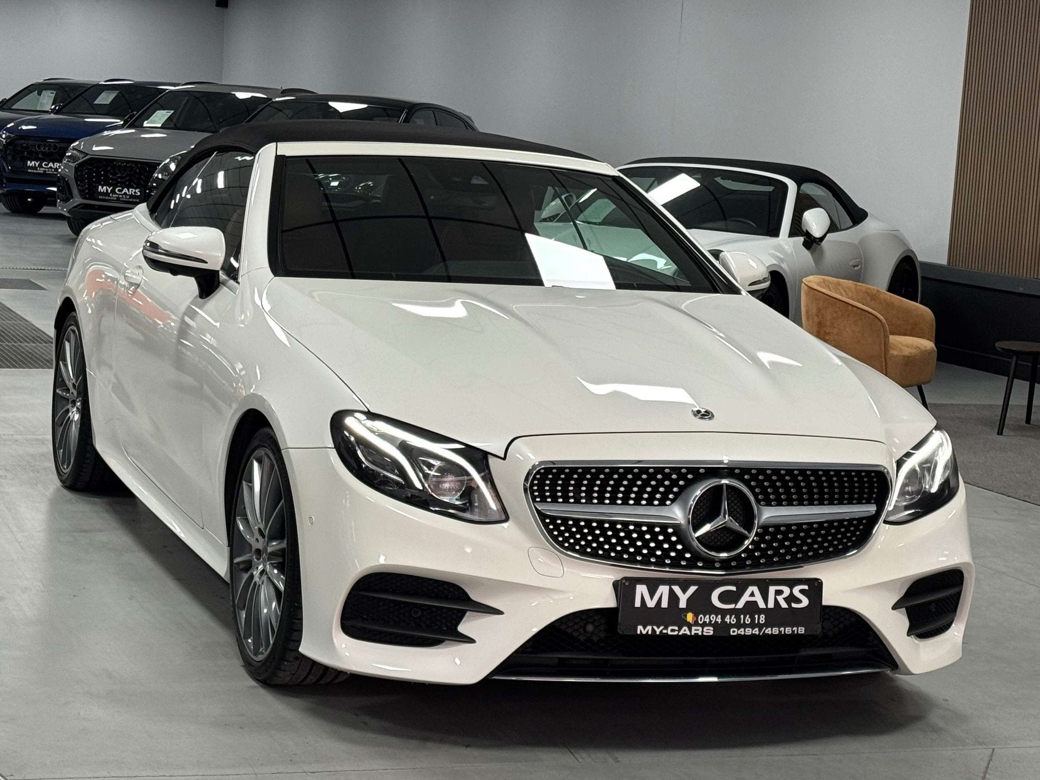 Mercedes-Benz E-Klasse E220 D 194 Cv Cabriolet Pack-AMG Full, Autos, Cuir, 143 kW, Euro 6, Entreprise