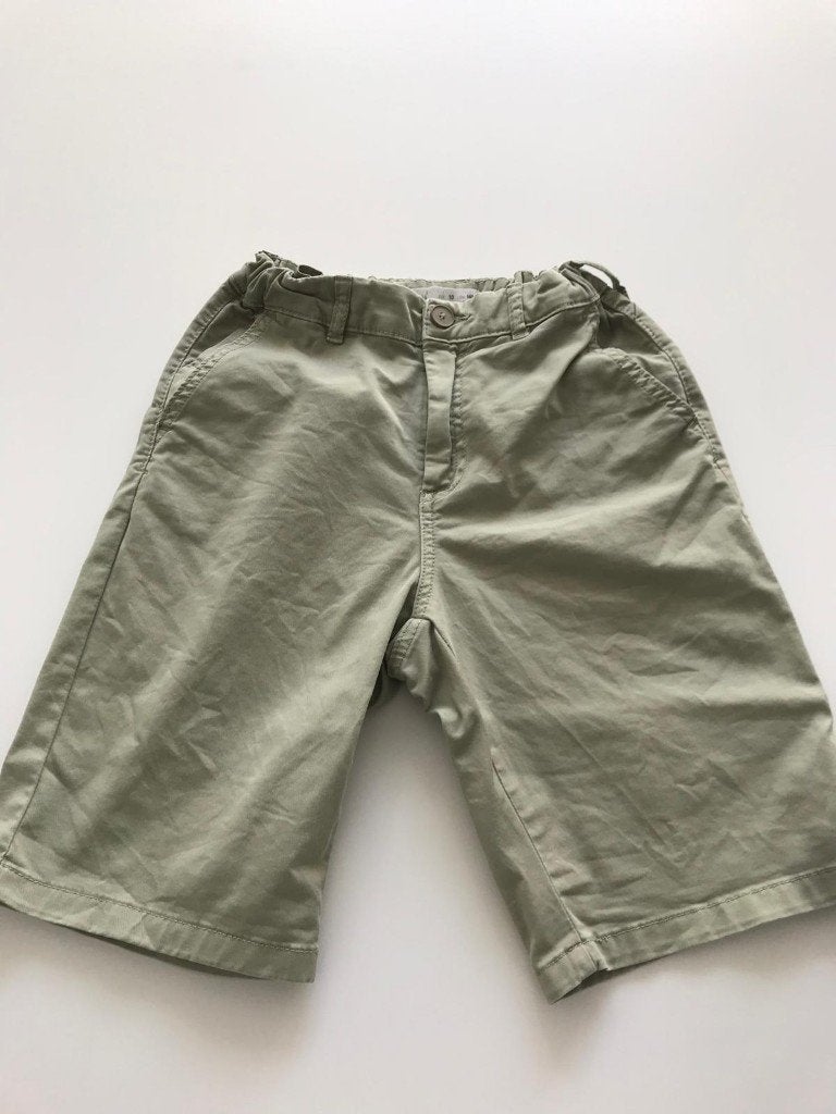 Kaki bermuda chinostijl van ZARA maat 140, Broek, Ophalen of Verzenden, Zo goed als nieuw, Zara