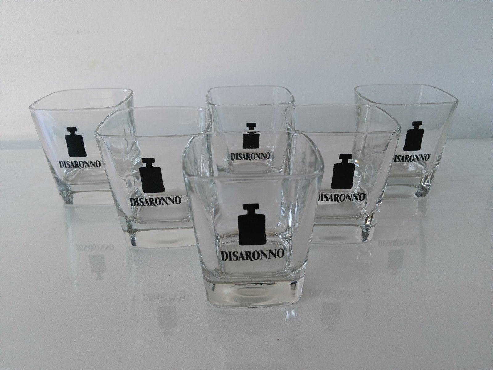 €6 voor 6 glazen Amaretto Disaronno. Zwaar glas., Collections, Enlèvement ou Envoi