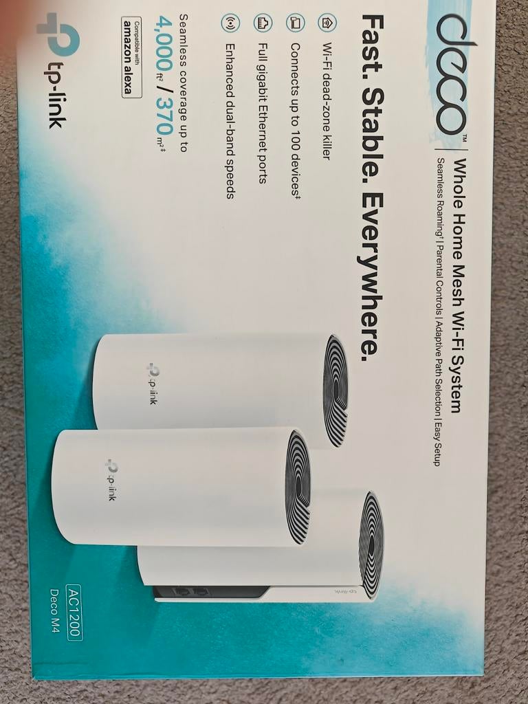 Tp link deco ac 1200 m4, Informatique & Logiciels, Amplificateurs wifi, Enlèvement