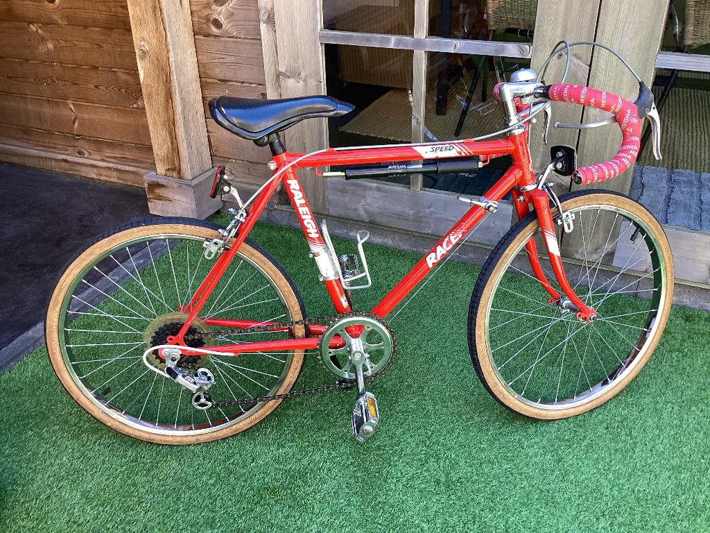Raleigh Kinder koersfiets 20 inch, Fietsen en Brommers, Fietsen | Kinderfietsjes, Ophalen, 16 tot 20 inch, Velgrem, Zo goed als nieuw