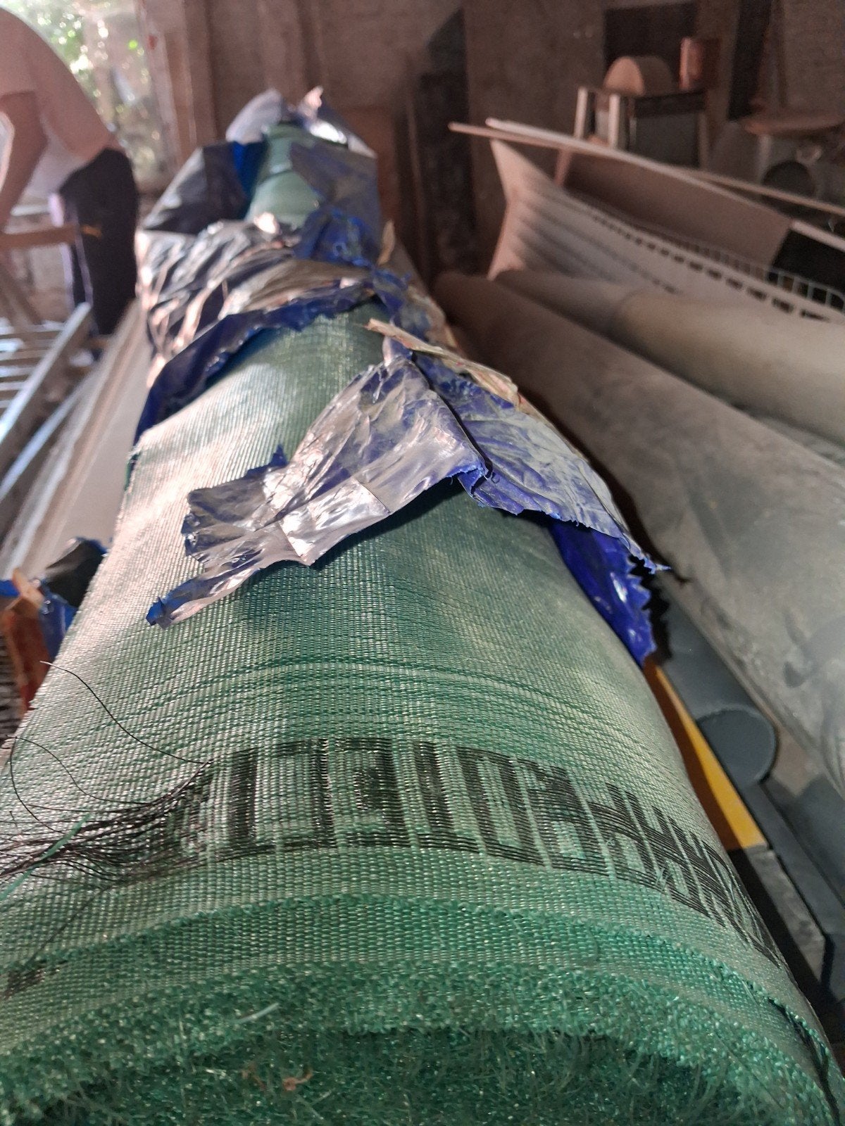Groen steigernet stelling net winddoek, Doe-het-zelf en Bouw, Ophalen