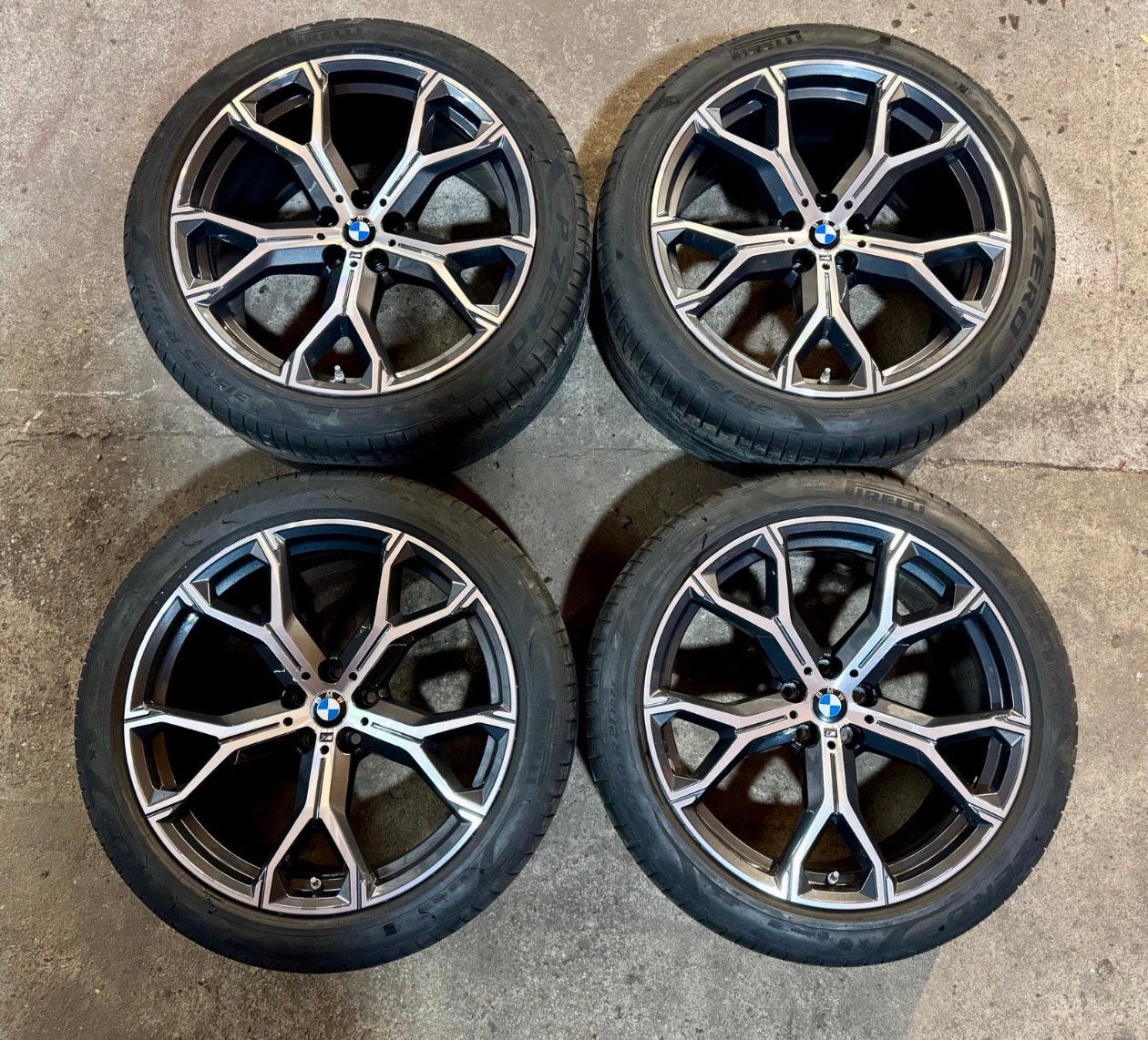Bmw x5 G05 velgen 21duim met zomerbanden, Enlèvement, 21 pouces, Pneus été, Pneus et Jantes
