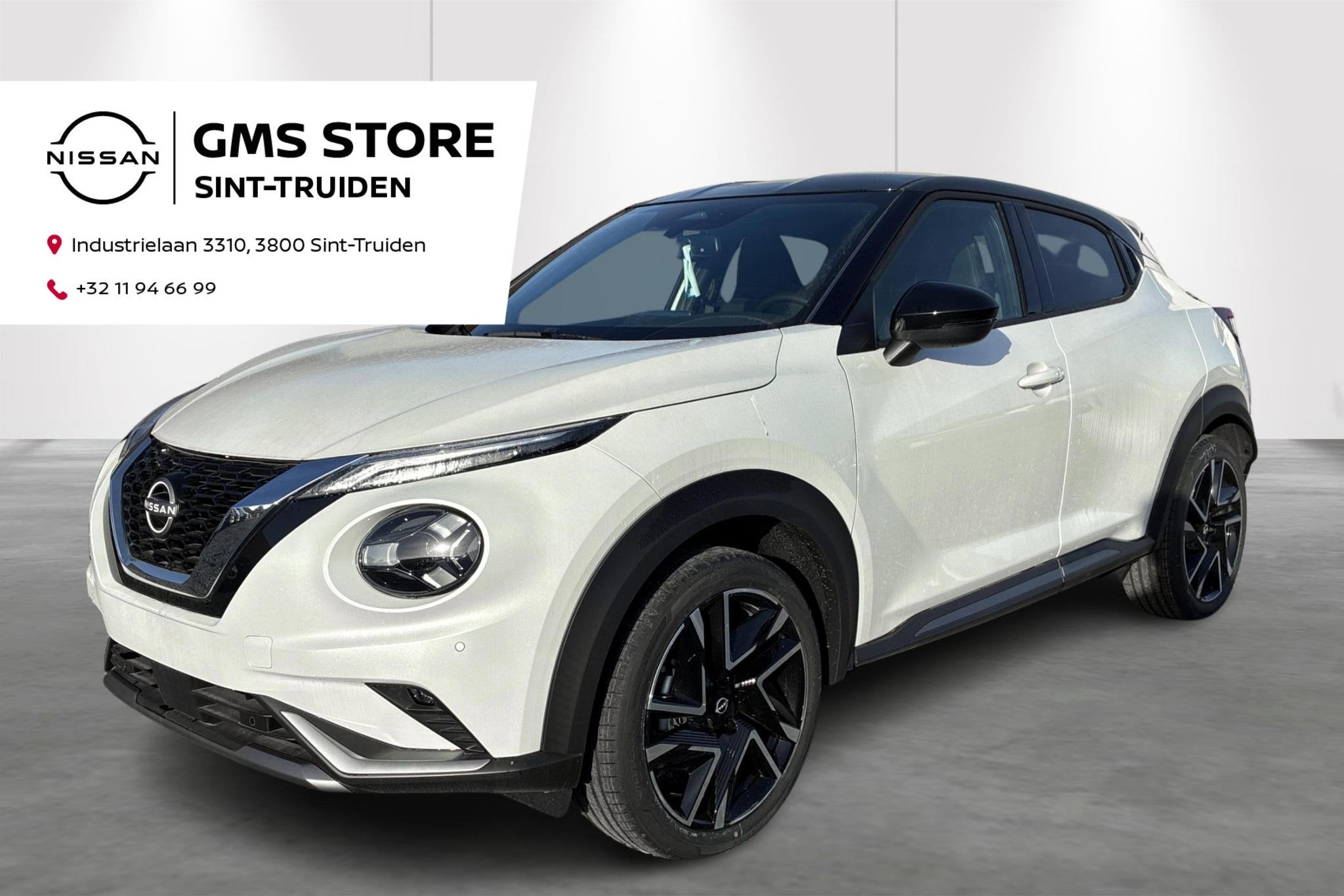 Nissan Juke 1.0 DIG-T 114 N-Design airco, apple carplay, nav, Auto's, Voorwielaandrijving, Stof, 1250 kg, Zwart
