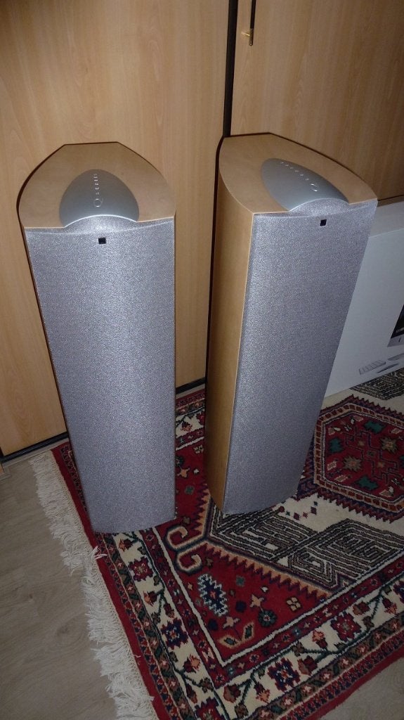 Kef Q7, Audio, Tv en Foto, Luidsprekerboxen, Ophalen, Zo goed als nieuw, 120 watt of meer, Front, Rear of Stereo speakers