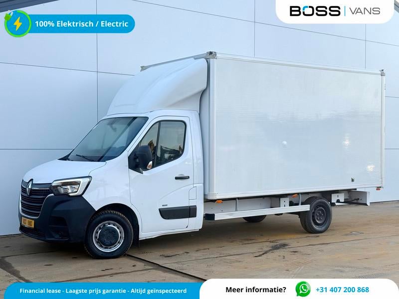 Renault eMaster ZE 100% Elektrisch 57kWh 193km WLTP LED Airc, Auto's, 4 deurs, Stof, Zwart, Renault