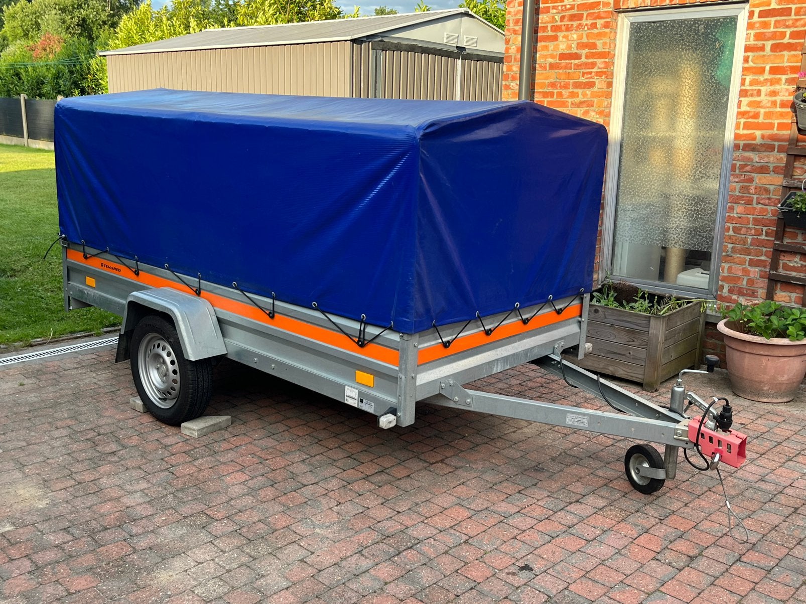 Aanhangwagen, Auto diversen, Aanhangers en Bagagewagens, Ophalen, Zo goed als nieuw