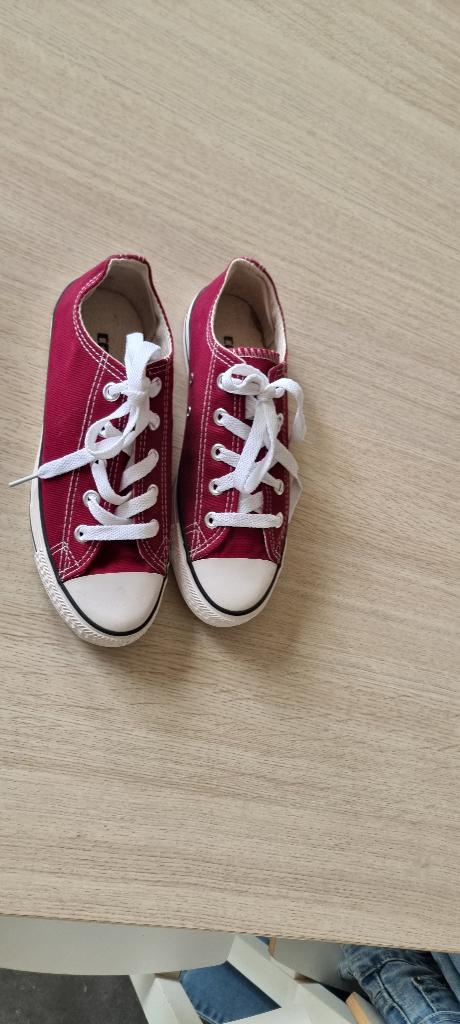 Converse All Stars Maat 38 Bordeaux, Overige kleuren, Ophalen of Verzenden, Zo goed als nieuw, Sneakers
