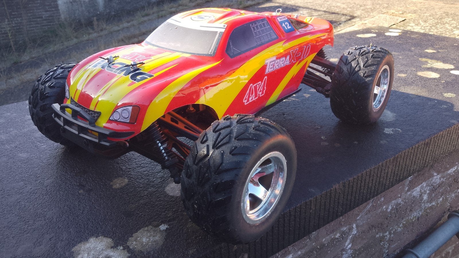 1:10 Brushless BMI Terra X-10 4x4 RTR, Hobby en Vrije tijd, Elektro, Gebruikt, Auto offroad, Ophalen of Verzenden